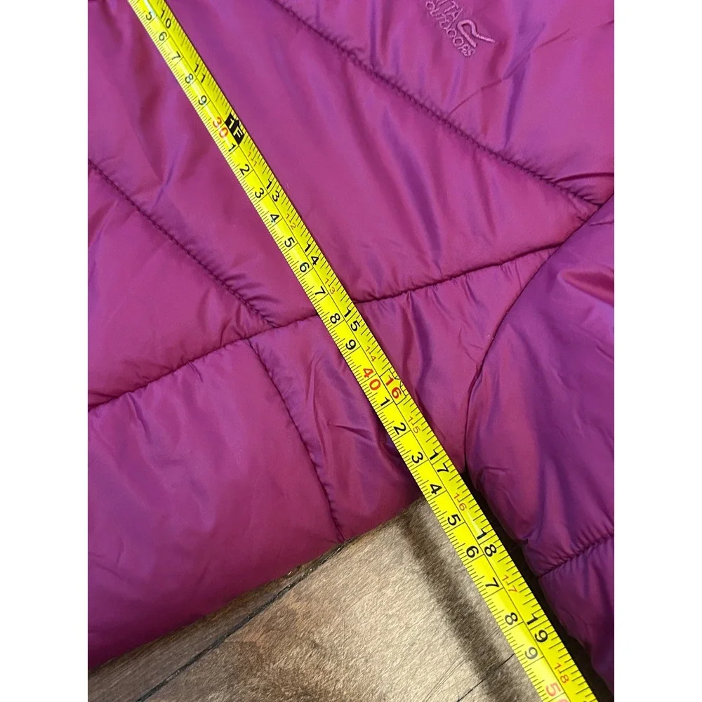 Regatta Puffer‎ Jacket Kids 15/16 Magenta Purple Good Quilted Zip Coat
